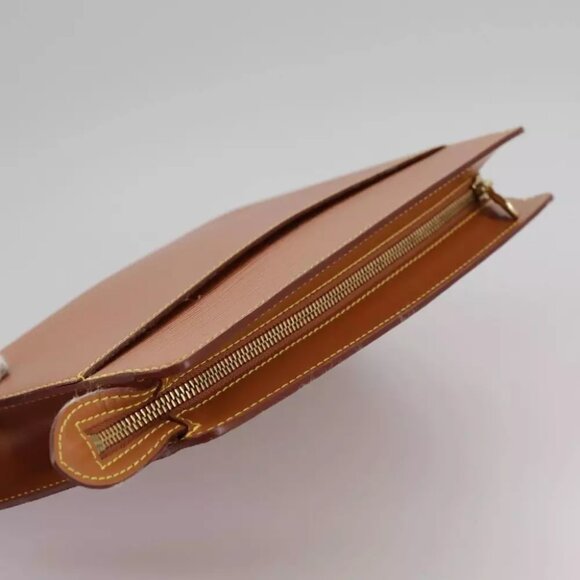 LOUIS VUITTON Epi Pochette Homme Clutch Bag Zipangu Gold M52528 LV Auth th5570 - Picture 6 of 14